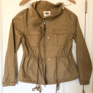 Tan Old Navy utility jacket